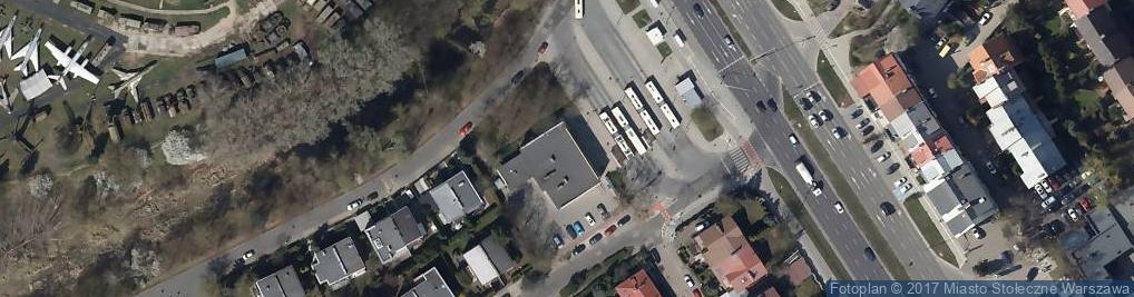 Zdjęcie satelitarne Paczkomat InPost WAW152A