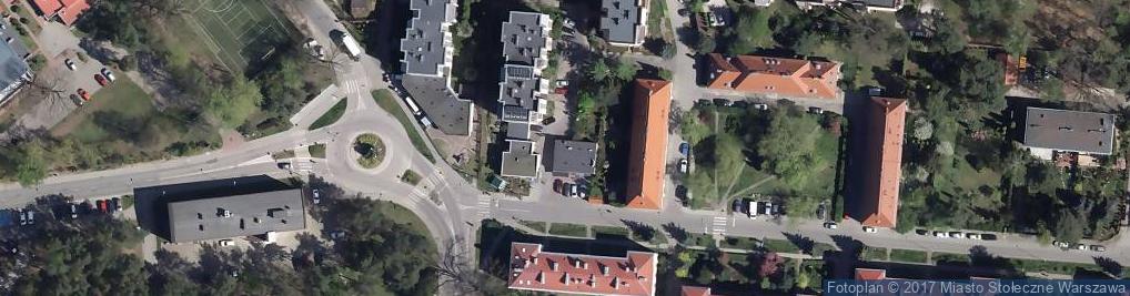 Zdjęcie satelitarne Paczkomat InPost WAW154A