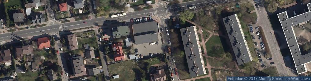 Zdjęcie satelitarne Paczkomat InPost WAW162M