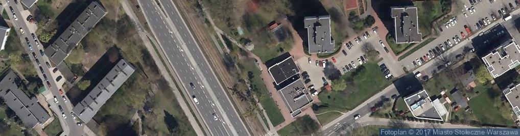 Zdjęcie satelitarne Paczkomat InPost WAW172M
