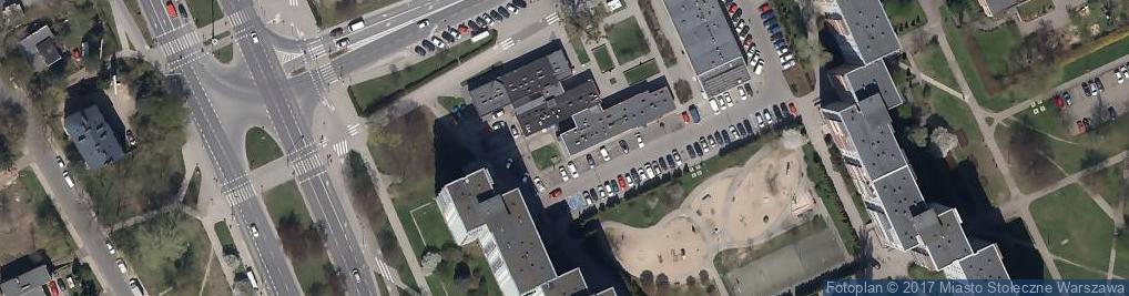 Zdjęcie satelitarne Paczkomat InPost WAW176M