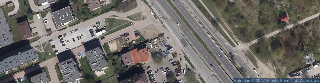 Zdjęcie satelitarne Paczkomat InPost WAW177M