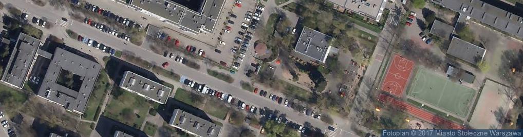 Zdjęcie satelitarne Paczkomat InPost WAW18M