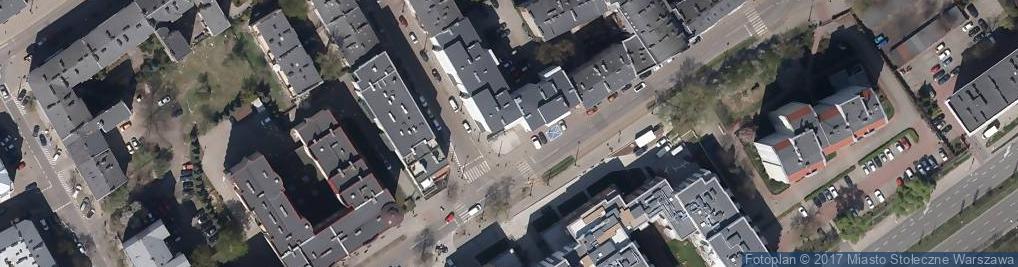 Zdjęcie satelitarne Paczkomat InPost WAW217AP