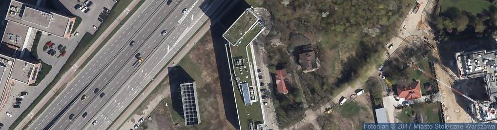 Zdjęcie satelitarne Paczkomat InPost WAW21A