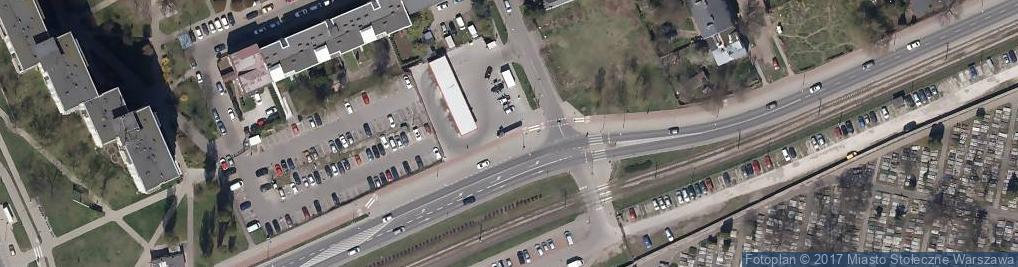 Zdjęcie satelitarne Paczkomat InPost WAW227M