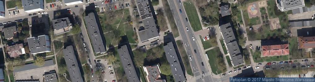 Zdjęcie satelitarne Paczkomat InPost WAW234M