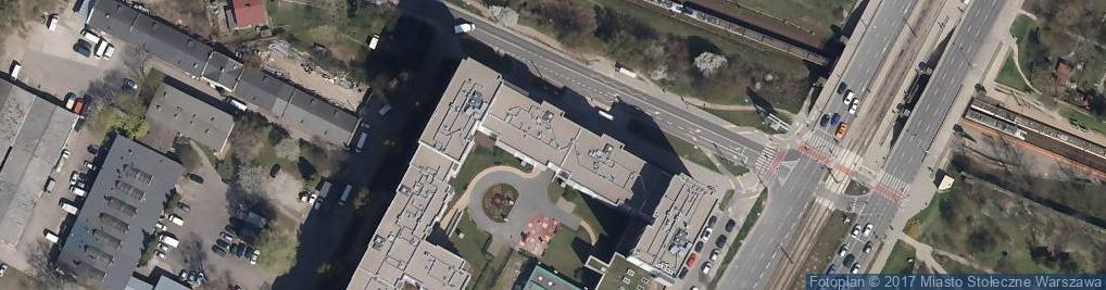 Zdjęcie satelitarne Paczkomat InPost WAW23APP