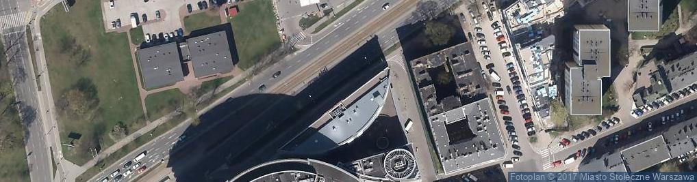 Zdjęcie satelitarne Paczkomat InPost WAW245M