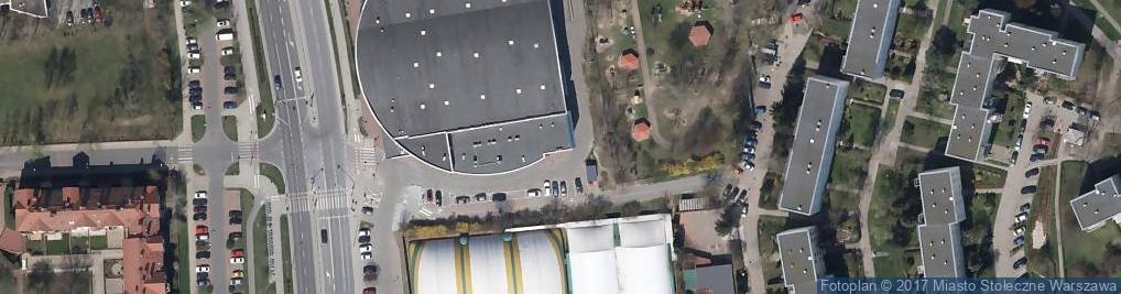 Zdjęcie satelitarne Paczkomat InPost WAW266M