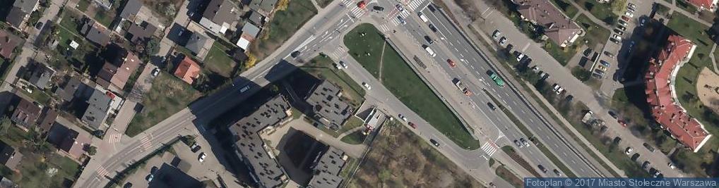 Zdjęcie satelitarne Paczkomat InPost WAW27BAPP