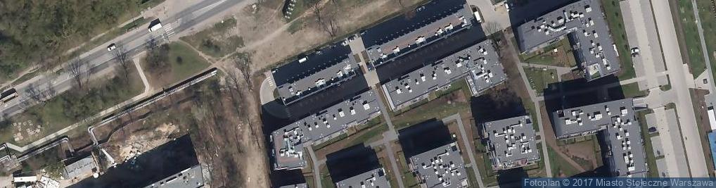 Zdjęcie satelitarne Paczkomat InPost WAW27H