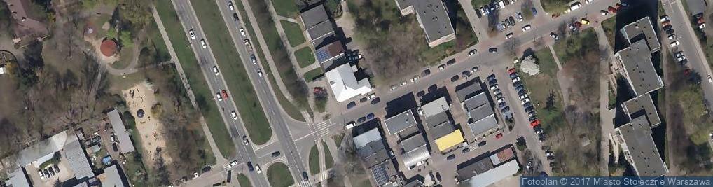 Zdjęcie satelitarne Paczkomat InPost WAW34A