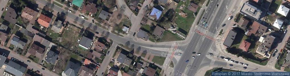 Zdjęcie satelitarne Paczkomat InPost WAW34N