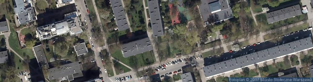 Zdjęcie satelitarne Paczkomat InPost WAW35APP