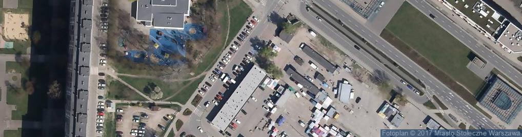 Zdjęcie satelitarne Paczkomat InPost WAW403M