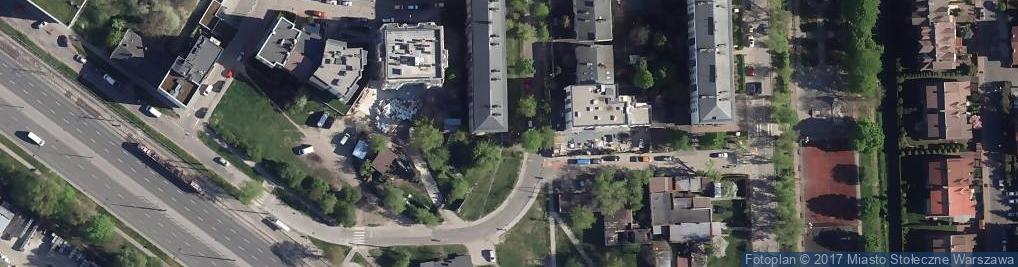 Zdjęcie satelitarne Paczkomat InPost WAW41BAPP