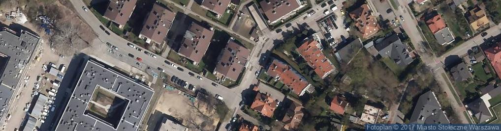 Zdjęcie satelitarne Paczkomat InPost WAW42APP
