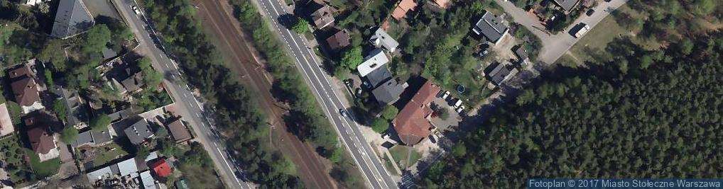 Zdjęcie satelitarne Paczkomat InPost WAW458M