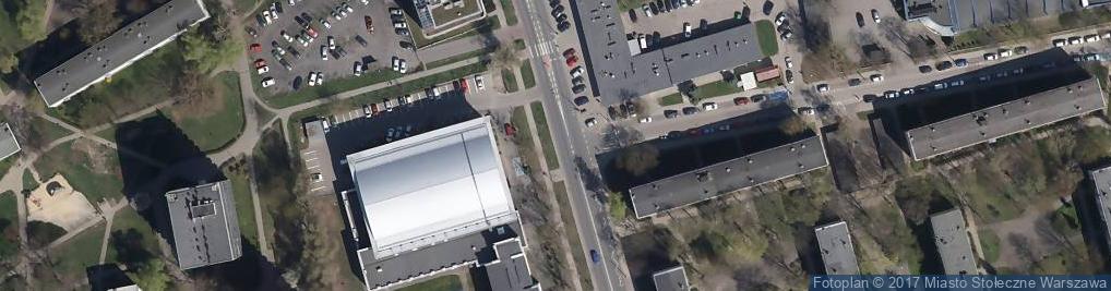 Zdjęcie satelitarne Paczkomat InPost WAW493M