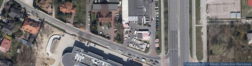 Zdjęcie satelitarne Paczkomat InPost WAW54BAPP