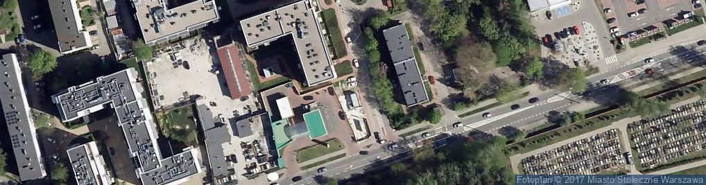 Zdjęcie satelitarne Paczkomat InPost WAW564M