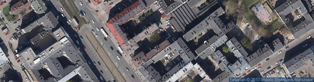 Zdjęcie satelitarne Paczkomat InPost WAW624M