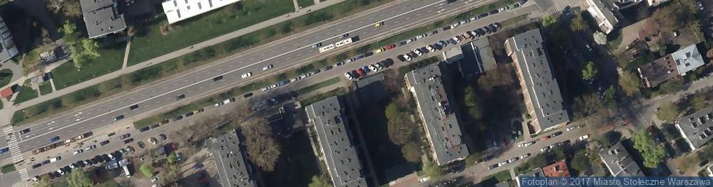 Zdjęcie satelitarne Paczkomat InPost WAW70BAPP