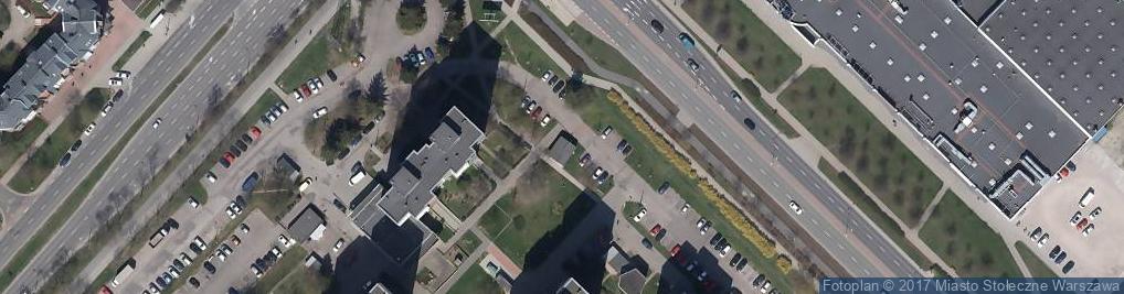 Zdjęcie satelitarne Paczkomat InPost WAW70H