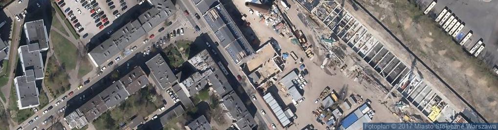 Zdjęcie satelitarne Paczkomat InPost WAW780M