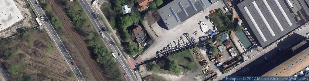 Zdjęcie satelitarne Paczkomat InPost WAW786M