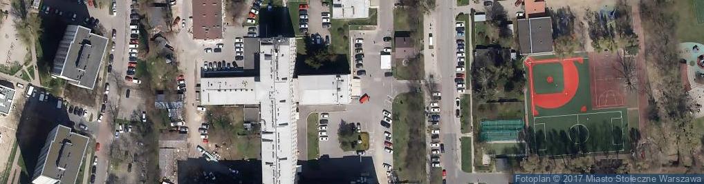 Zdjęcie satelitarne Paczkomat InPost WAW78HP