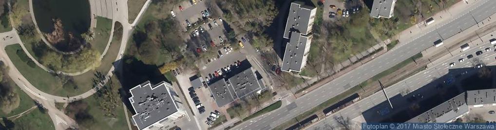 Zdjęcie satelitarne Paczkomat InPost WAW792M