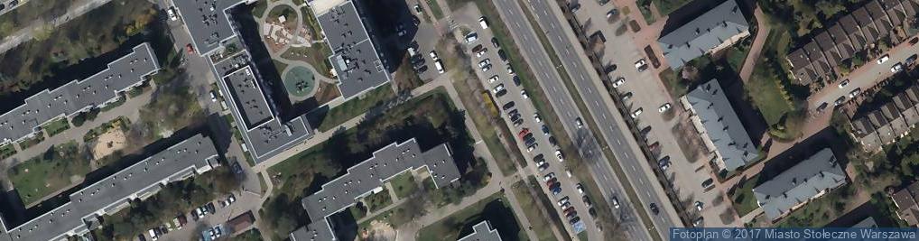 Zdjęcie satelitarne Paczkomat InPost WAW793M