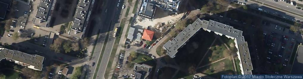 Zdjęcie satelitarne Paczkomat InPost WAW794M