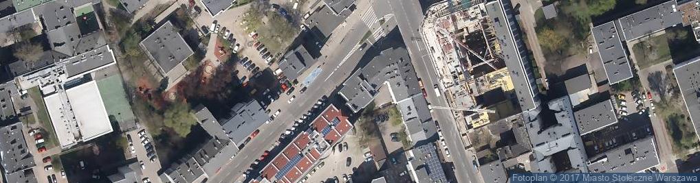 Zdjęcie satelitarne Paczkomat InPost WAW804M