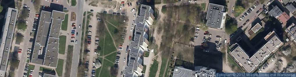 Zdjęcie satelitarne Paczkomat InPost WAW805M