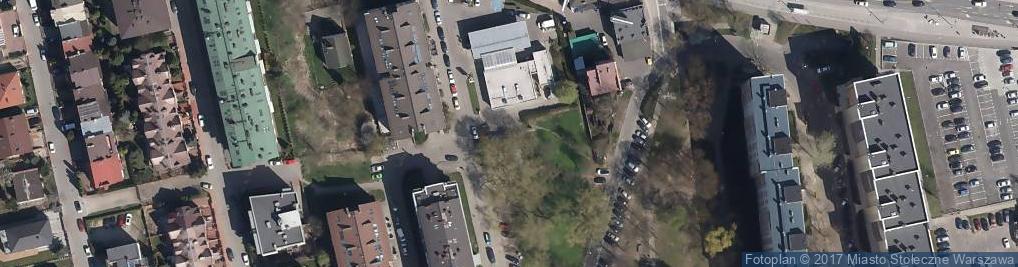 Zdjęcie satelitarne Paczkomat Inpost WAW83A