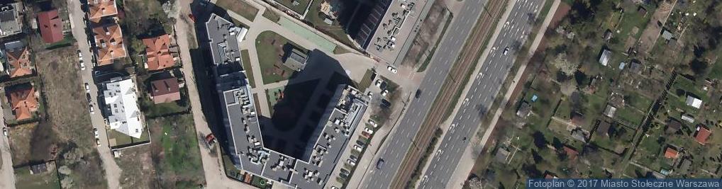 Zdjęcie satelitarne Paczkomat InPost WAW84BAPP