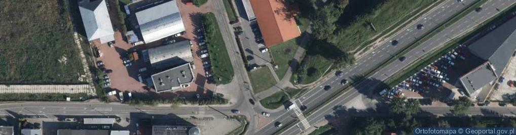 Zdjęcie satelitarne Paczkomat InPost WAW91M