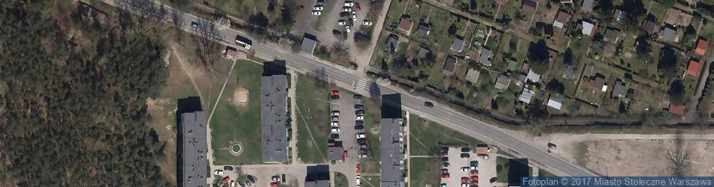 Zdjęcie satelitarne Paczkomat InPost WAW93BAPP