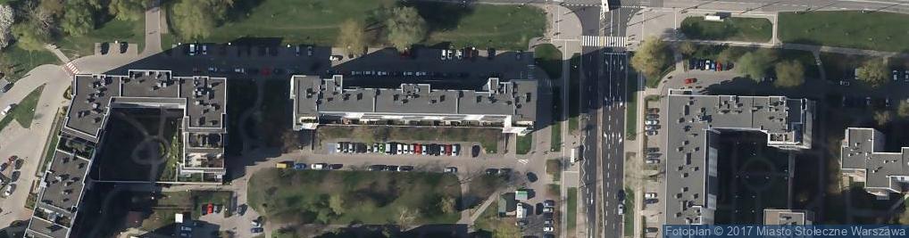 Zdjęcie satelitarne Paczkomat InPost WAW95HP
