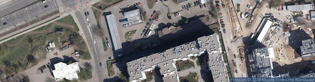 Zdjęcie satelitarne Paczkomat InPost WAW96M