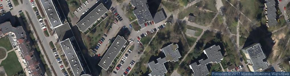 Zdjęcie satelitarne Paczkomat InPost WAW98BAPP