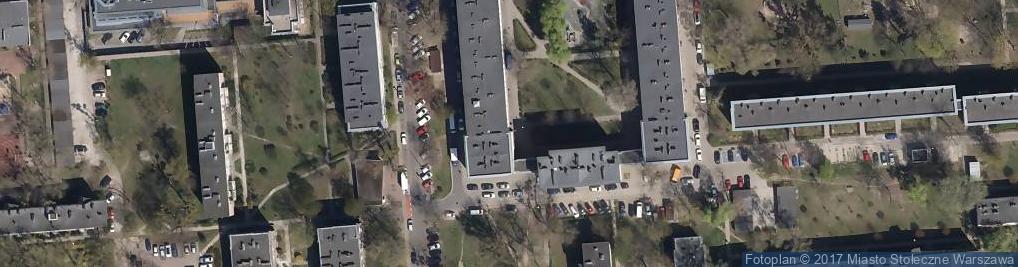 Zdjęcie satelitarne Paczkomat InPost WAW98HP