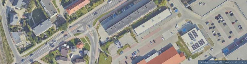 Zdjęcie satelitarne Paczkomat InPost WLA01G