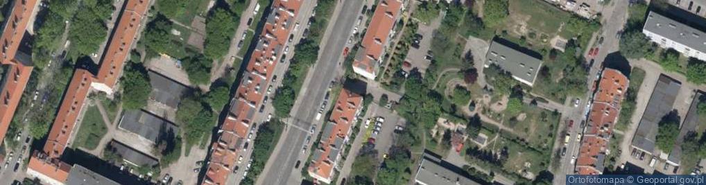 Zdjęcie satelitarne Paczkomat InPost WRO22N