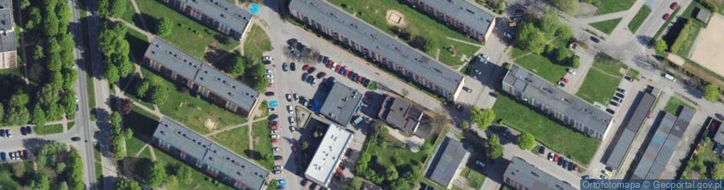 Zdjęcie satelitarne Paczkomat InPost ZAW08M