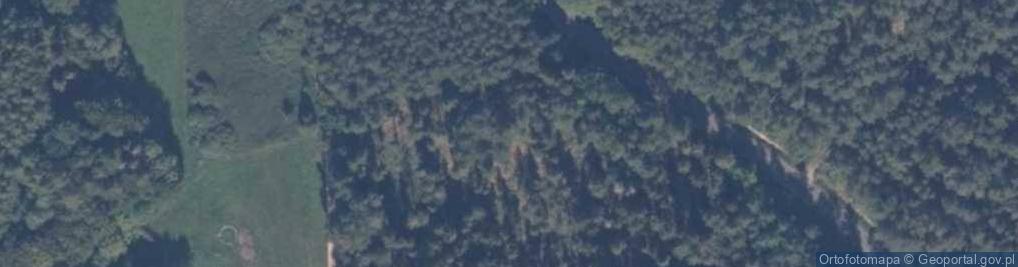 Zdjęcie satelitarne Militarne Ranczo Tuchomie