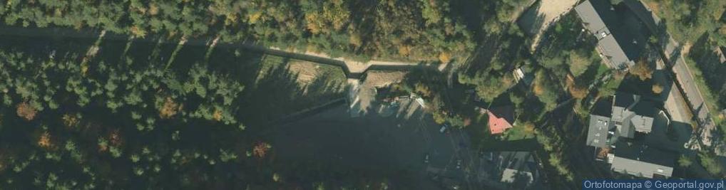 Zdjęcie satelitarne Paintball Krynica - Fabryka Endorfiny